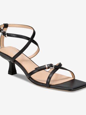 Vaila Shoes Women's Isabella Strappy Kitten Sandals Sz-14 ($110)